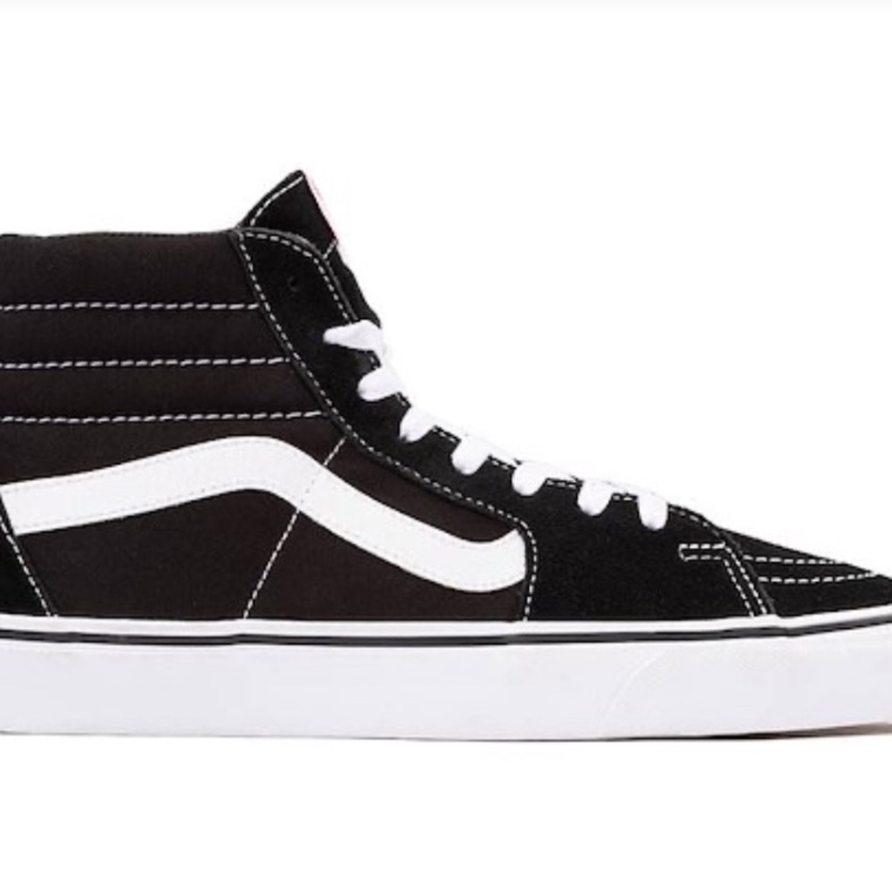 Vans Sk-8 Hi black  and White High-Top Sneakers W 5.5/M 4 barely worn